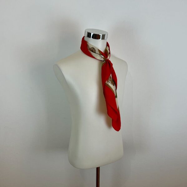 Foulard vintage fantasia anatre