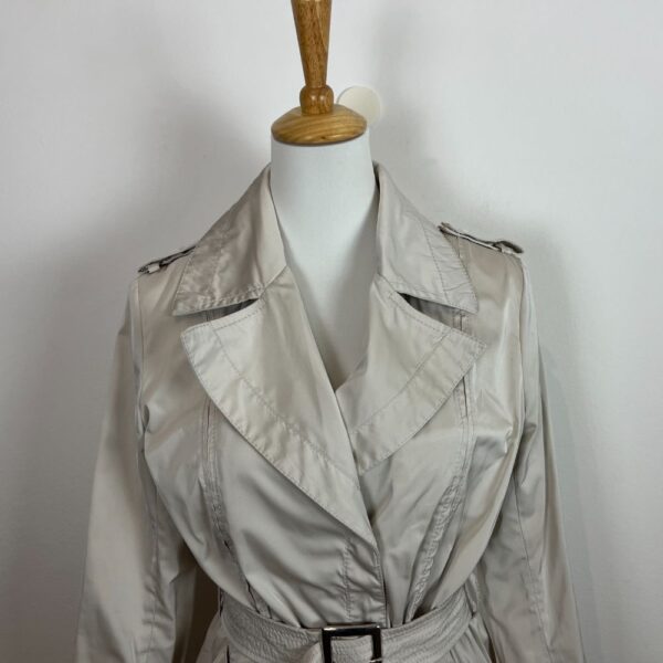 Trench Allegri bianco ghiaccio