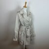Trench Allegri bianco ghiaccio