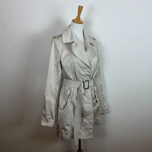 Trench Allegri bianco ghiaccio