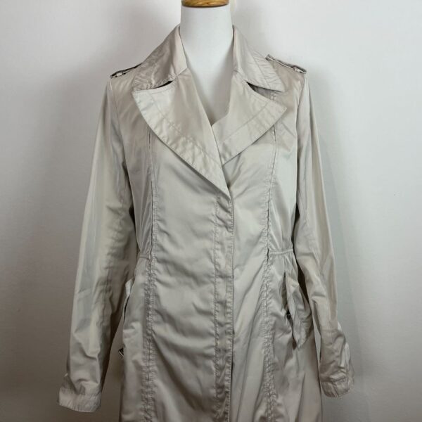 Trench Allegri bianco ghiaccio